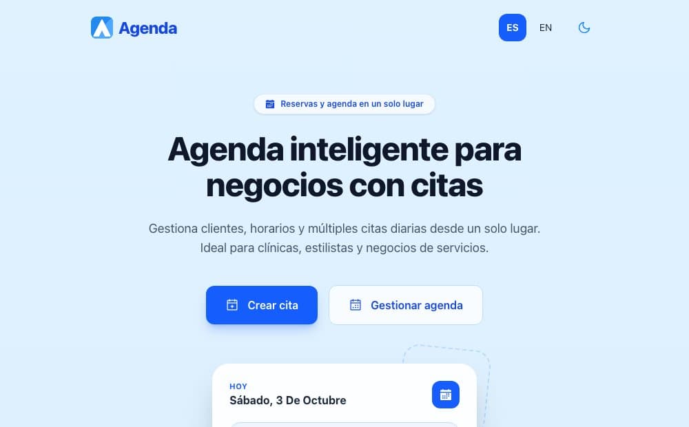 Preview de Agenda Service